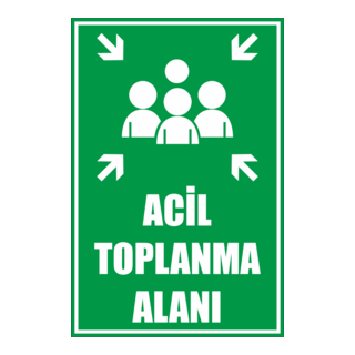 Acil Toplanma Alanı Logo PNG Vector