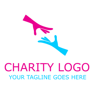Charity Hands Logo PNG Vector