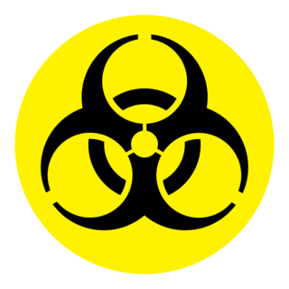 Danger Biological Hazard Logo PNG Vector