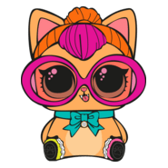 Lol Surprise Cat Logo PNG Vector