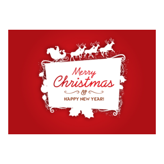 MERRY CHRISTMAS FRAME Logo PNG Vector