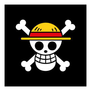 One Piece - Mugiwara Flag Logo PNG Vector