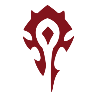 World of Warcraft Horde PvP Logo PNG Vector